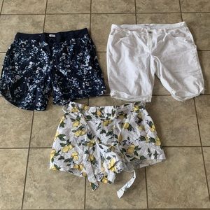 lot of 3 pairs of shorts size 16